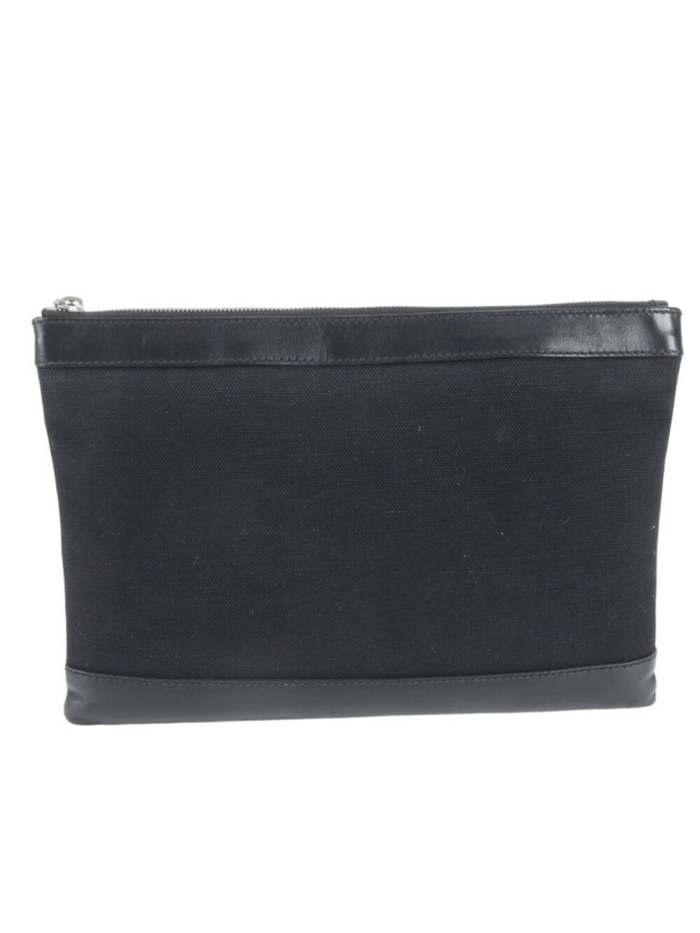 Balenciaga Navy Clip M Leather Clutch Pouch Business Mwe - Picture 2 of 8